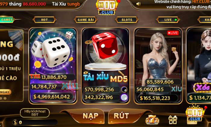 Truy cập vào  trang chủ Hitclub để tạo tài khoản nhanh chóng